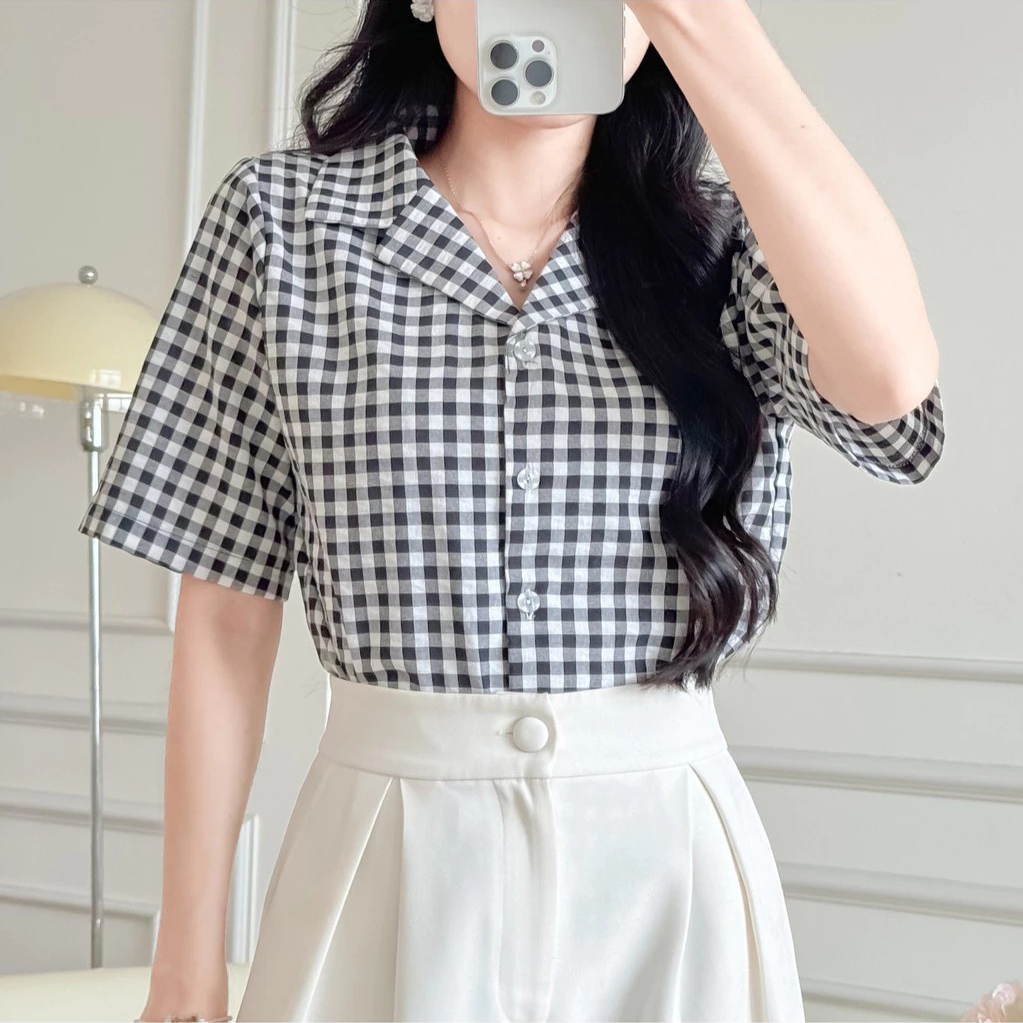 Áo sơ mi nữ lavya, áo kiểu nữ, áo công sở, áo sale hãng eden, lavya, gumac, bemine