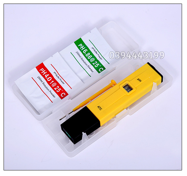(Bảo Hành 1 Tháng) Bút đo độ PH ATC - Đo nước, bể cá, thủy canh aquaponic