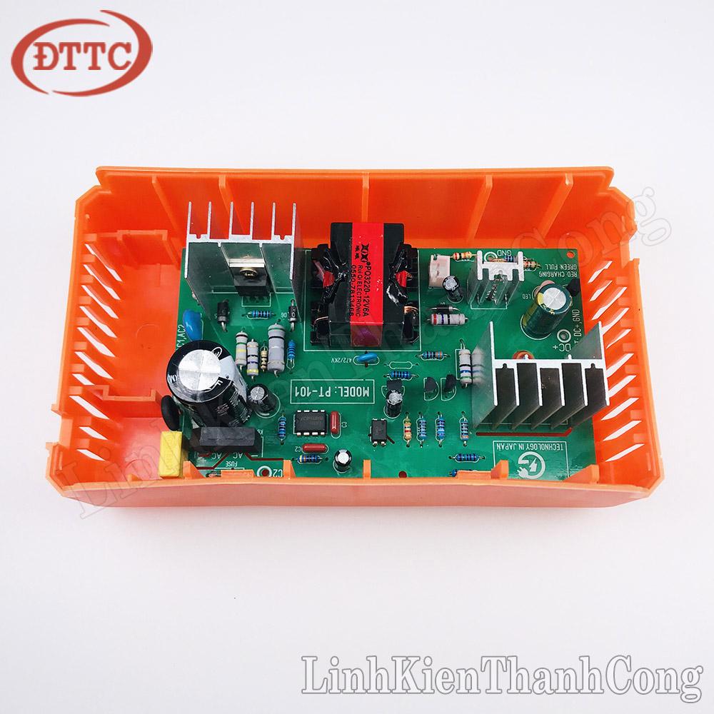 Mạch Sạc Acquy 12V 6A Sạc Acquy 0-80Ah (Kèm Vỏ)