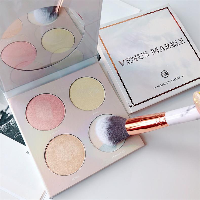 Bảng phấn bắt sáng 4 ô thần thánh Venus Marble