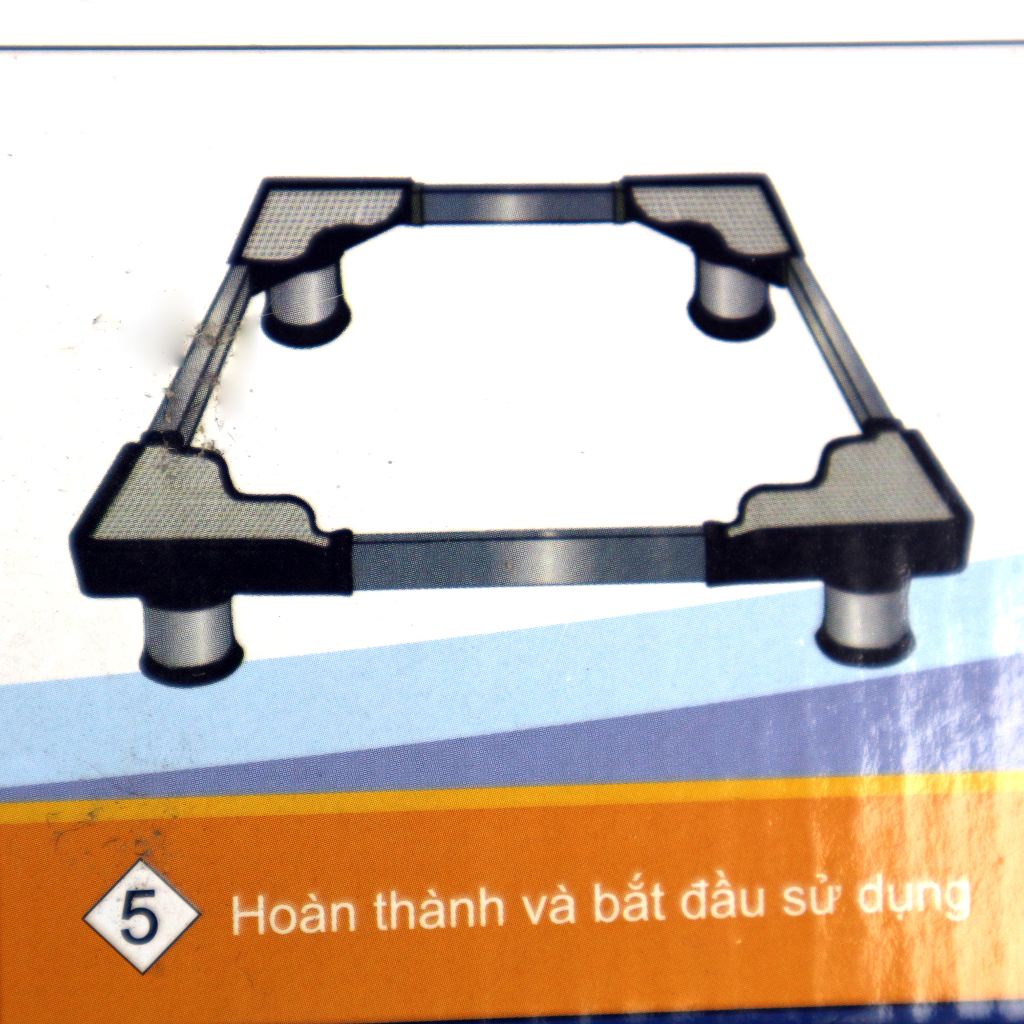 [HCM]Chân kệ đỡ máy giặt tủ lạnh ( tủ lạnh từ 90L-270L máy giặt từ 6-9kg)