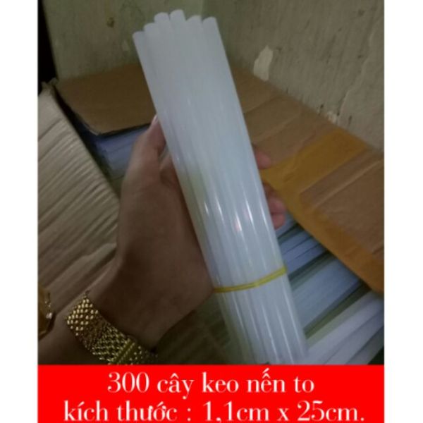 300 Keo nến to 1,1cm x 25cm