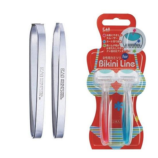 Set 2 nhíp inox KAI - Hàng Nhật nội địa