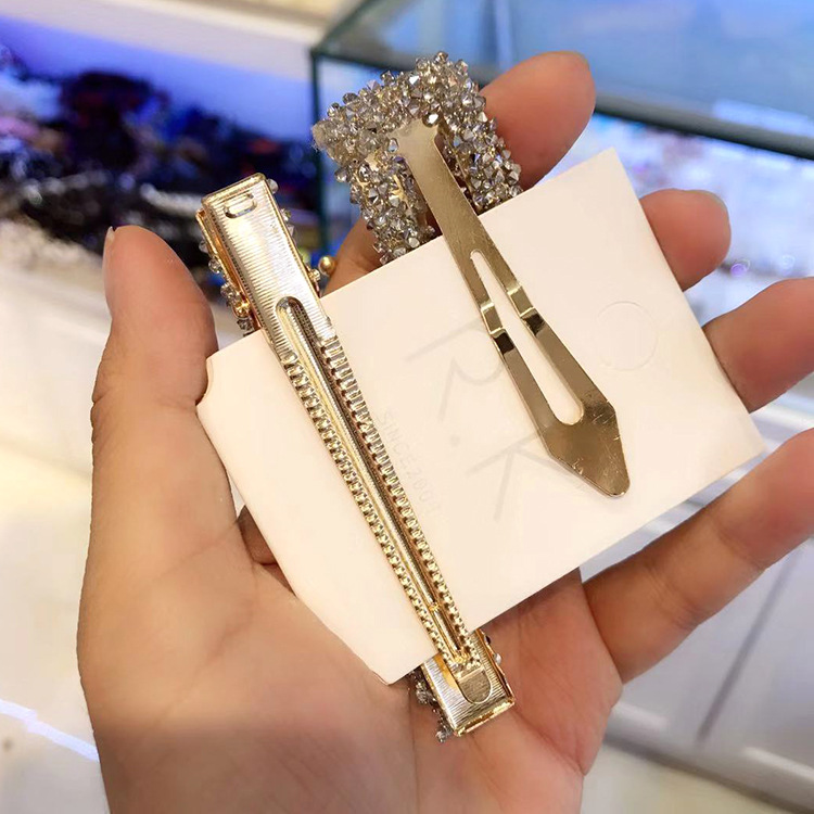 Bộ 2 Kẹp Tóc PHA LÊ Đính đá