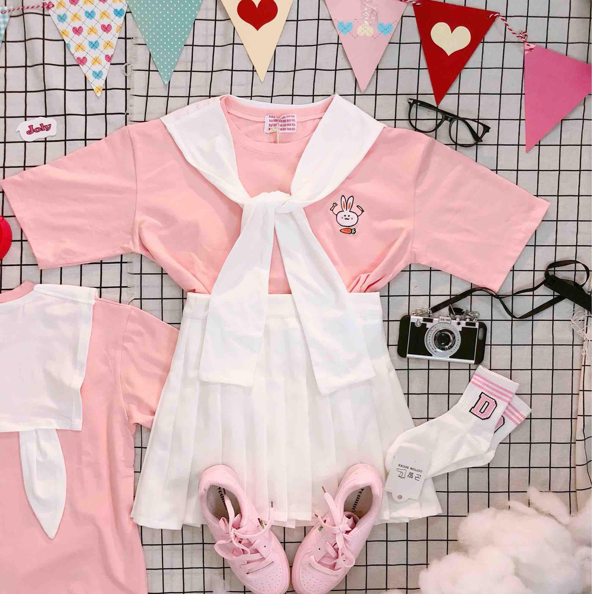 [HCM]SET ULZZANG THỎ NHỎ