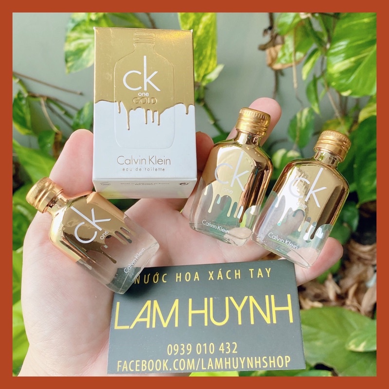 [ CHÍNH HÃNG] Nước hoa mini CK ONE GOLD 10ml