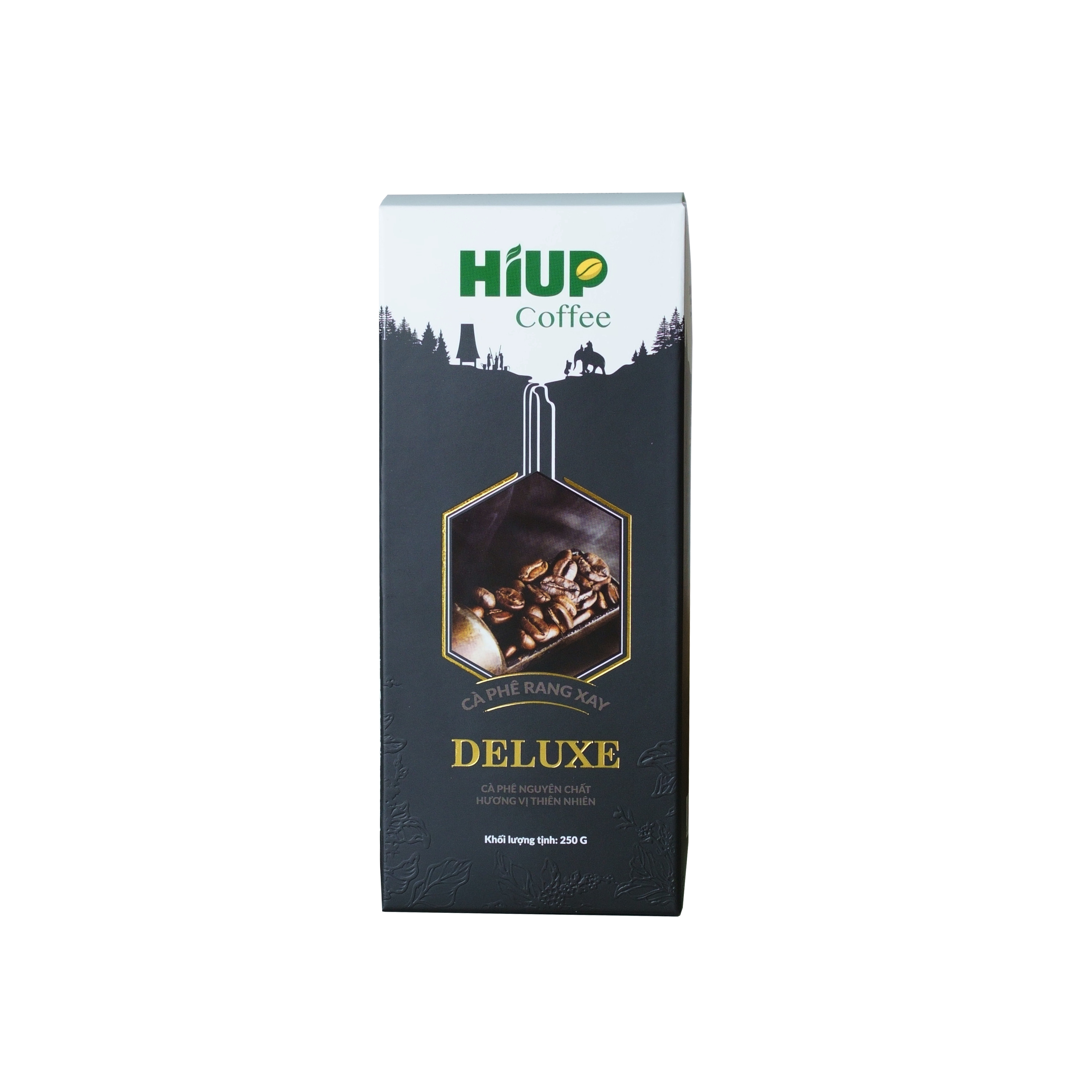 Cà Phê Hạt Rang Xay Deluxe (250g) - HIUP Coffee