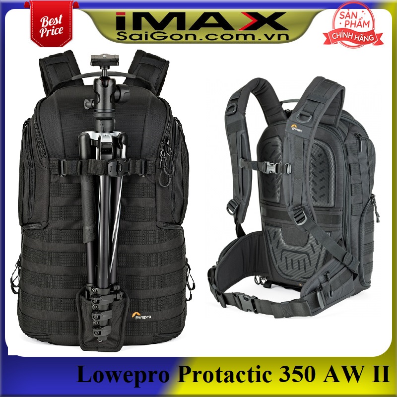 Balo máy ảnh Lowepro Protactic 350 AW II, Chính hãng Hoằng Quân