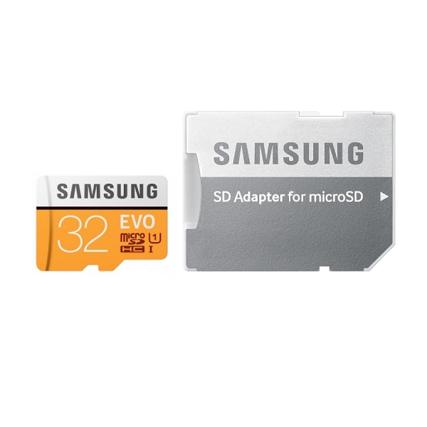 Thẻ Nhớ MicroSDHC Samsung Evo 32gb UHS-I U1 95MB/s kèm Adapter (Cam) - Phụ Kiện 1986