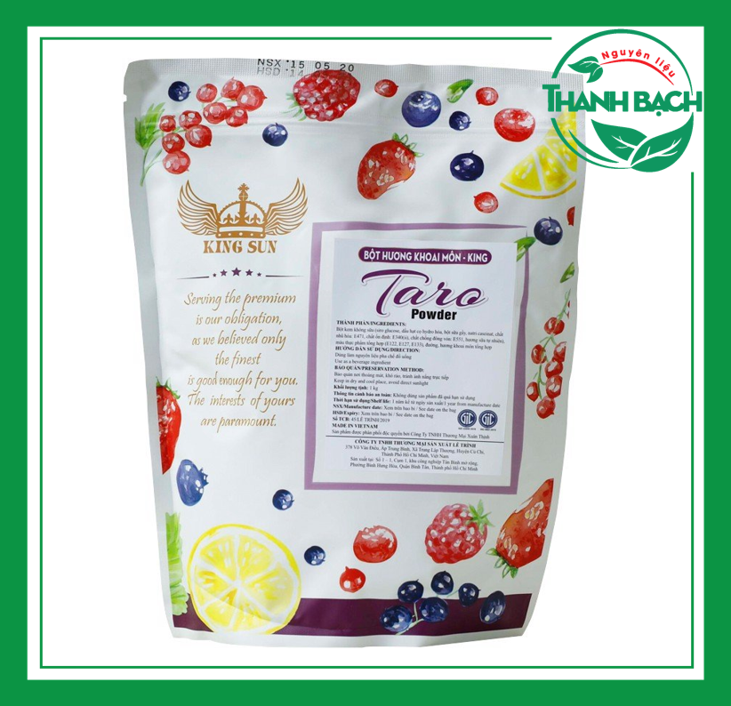 Bột trà sữa King túi 1kg ( môn, sô )