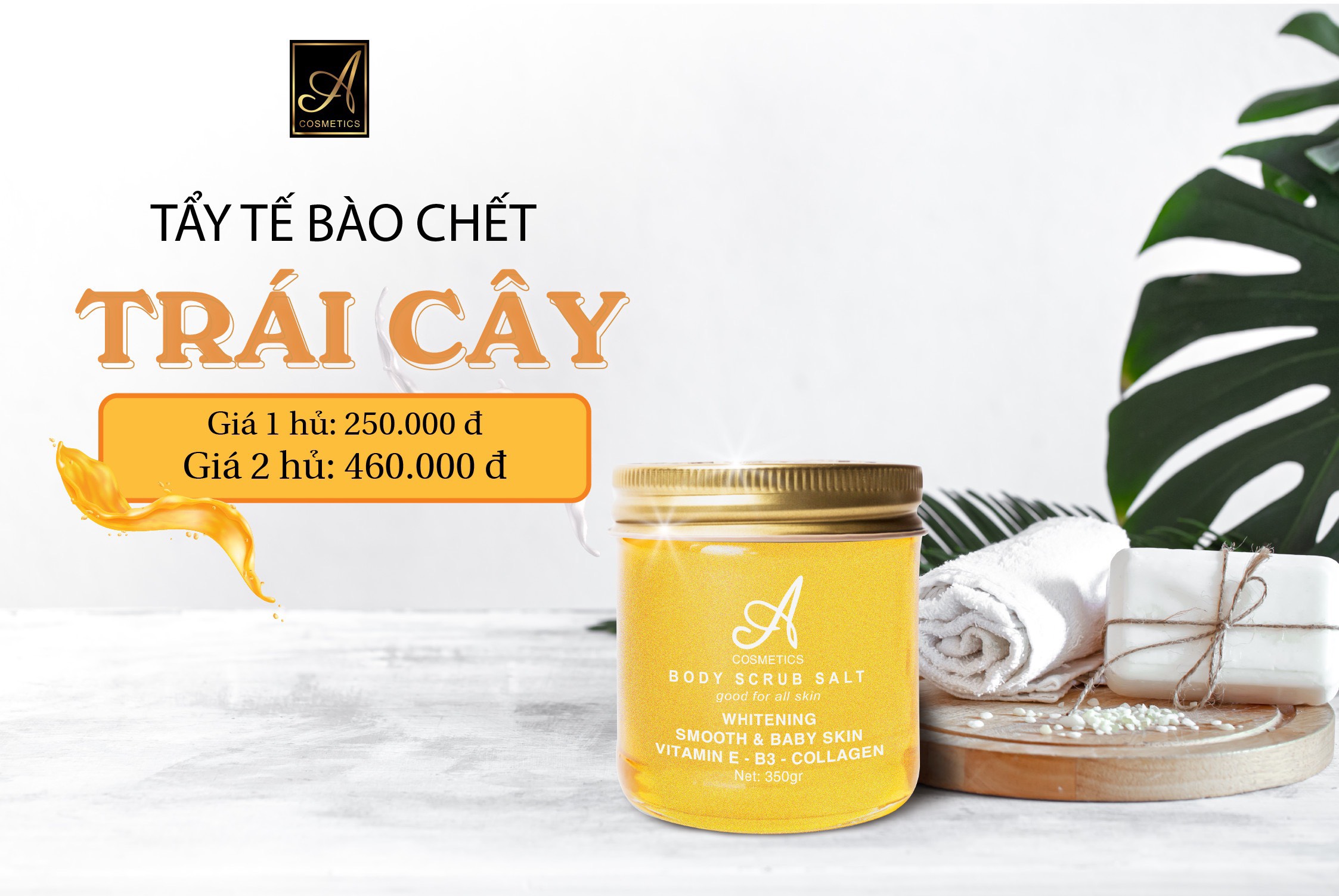 [Chính Hãng] tẩy da chết trái cây A cosmetics Phương Anh