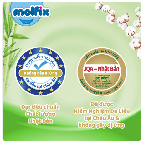 Tã dán sơ sinh Molfix size NB< 5kg 70 miếng