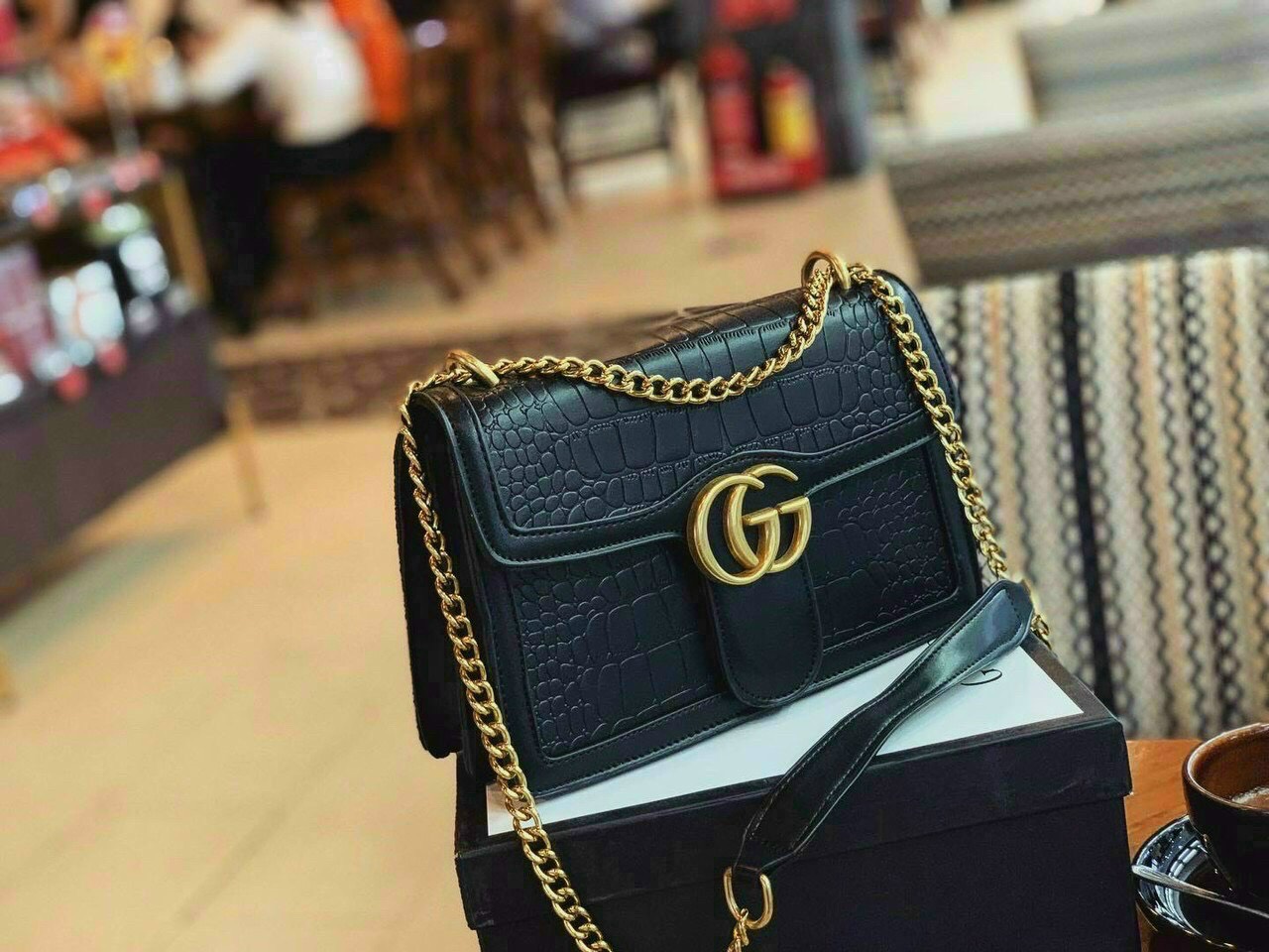 Túi xách nữ, túi gc da rắn cực chất