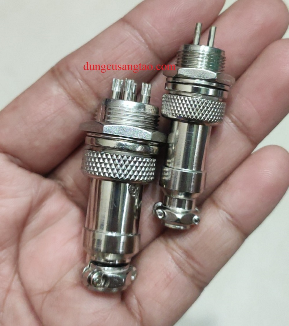 Chấu cắm motor GX12, GX16