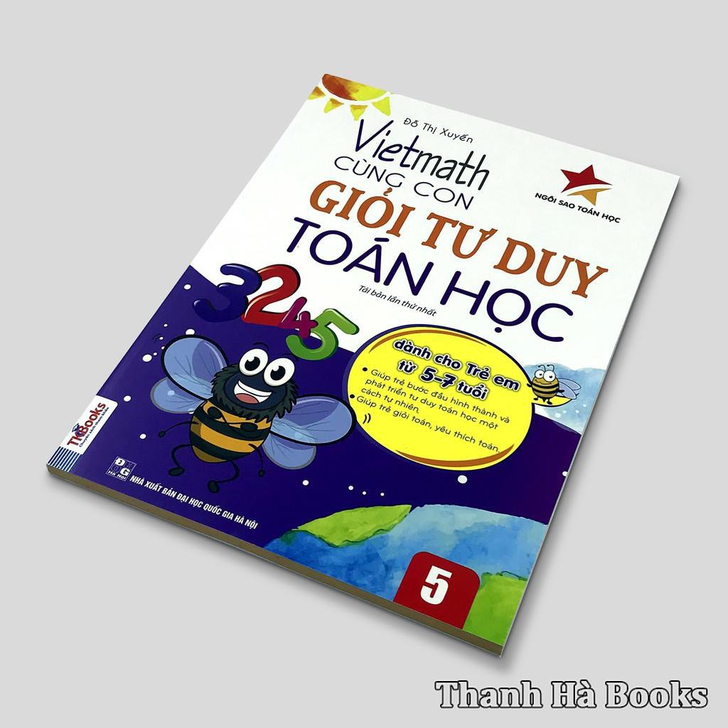 Vietmath - Cùng con giỏi tư duy toán học 5 (Tái bản 2020) - MCBooks