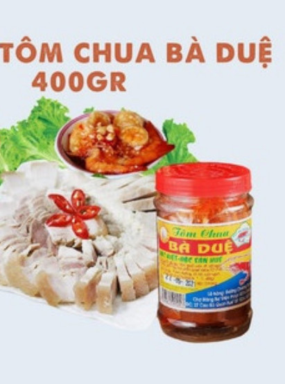Combo 4 hủ Tôm chua Bà Duệ  400g - Đặc sản Huế