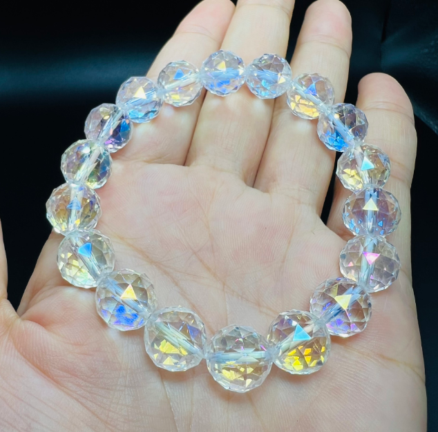 [HCM]Chuỗi đá pha lê tự nhiên TTP-2021 đá lấp lánh như hình.