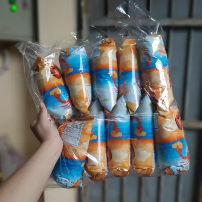 Bịch 10 gói Bim Bim Snack Cua Lắc Vị Pho Mai Oishi 40g
