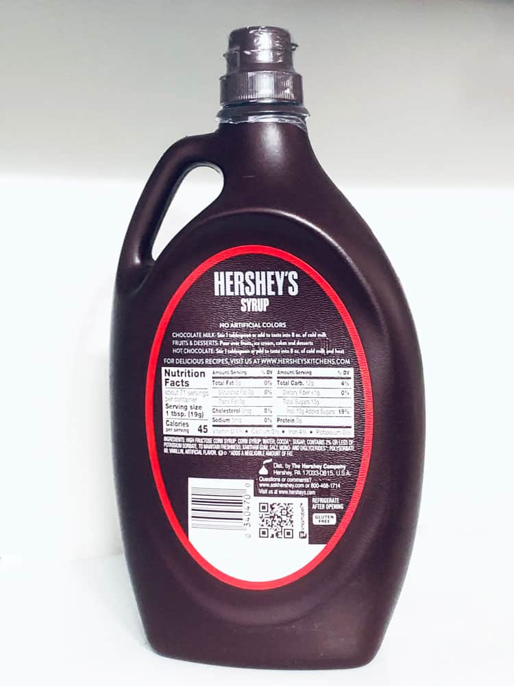 SỐT SOCOLA HERSHEY'S SYRUP - chai lớn 1.36 kg