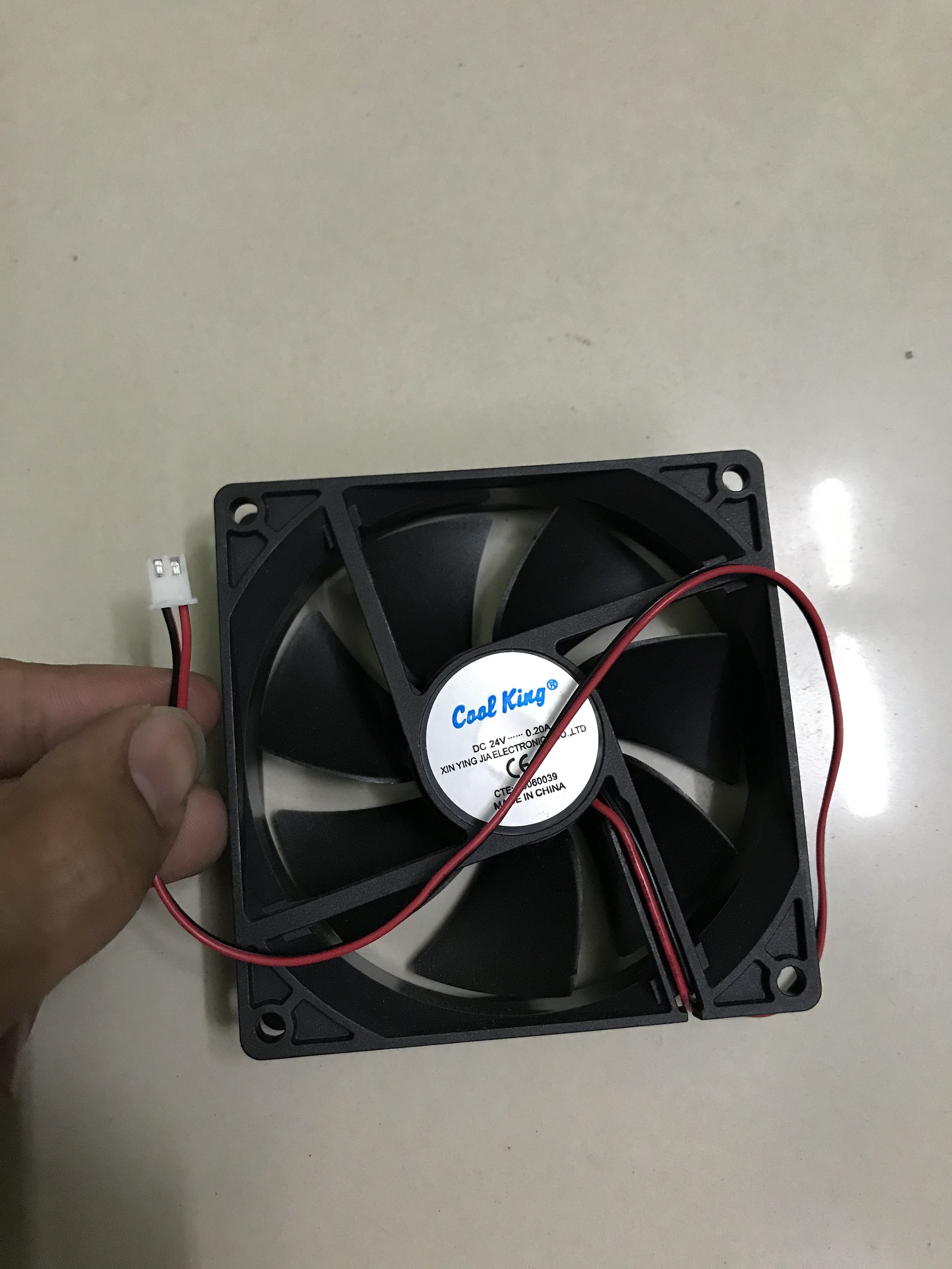 [HCM]quạt hút gió tủ lạnh DC 2 dây 24V 9x9