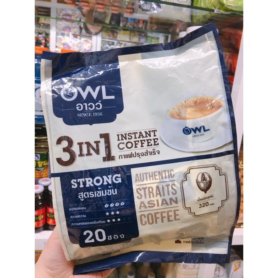 [HCM]CÀ PHÊ SỮA OWL SINGAPORE ( NHẬP KHẨU THÁI )