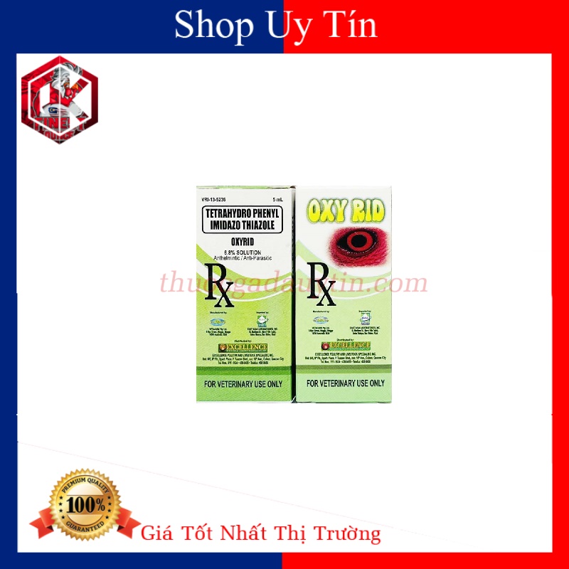 Oxy rid chai 5ml-nhỏ gà đá bị bọt mắt-dem mắt