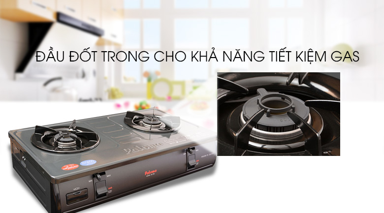 (HÀNG CHÍNH HÃNG)Bếp gas đôi nhập khẩu Paloma 7PEJ