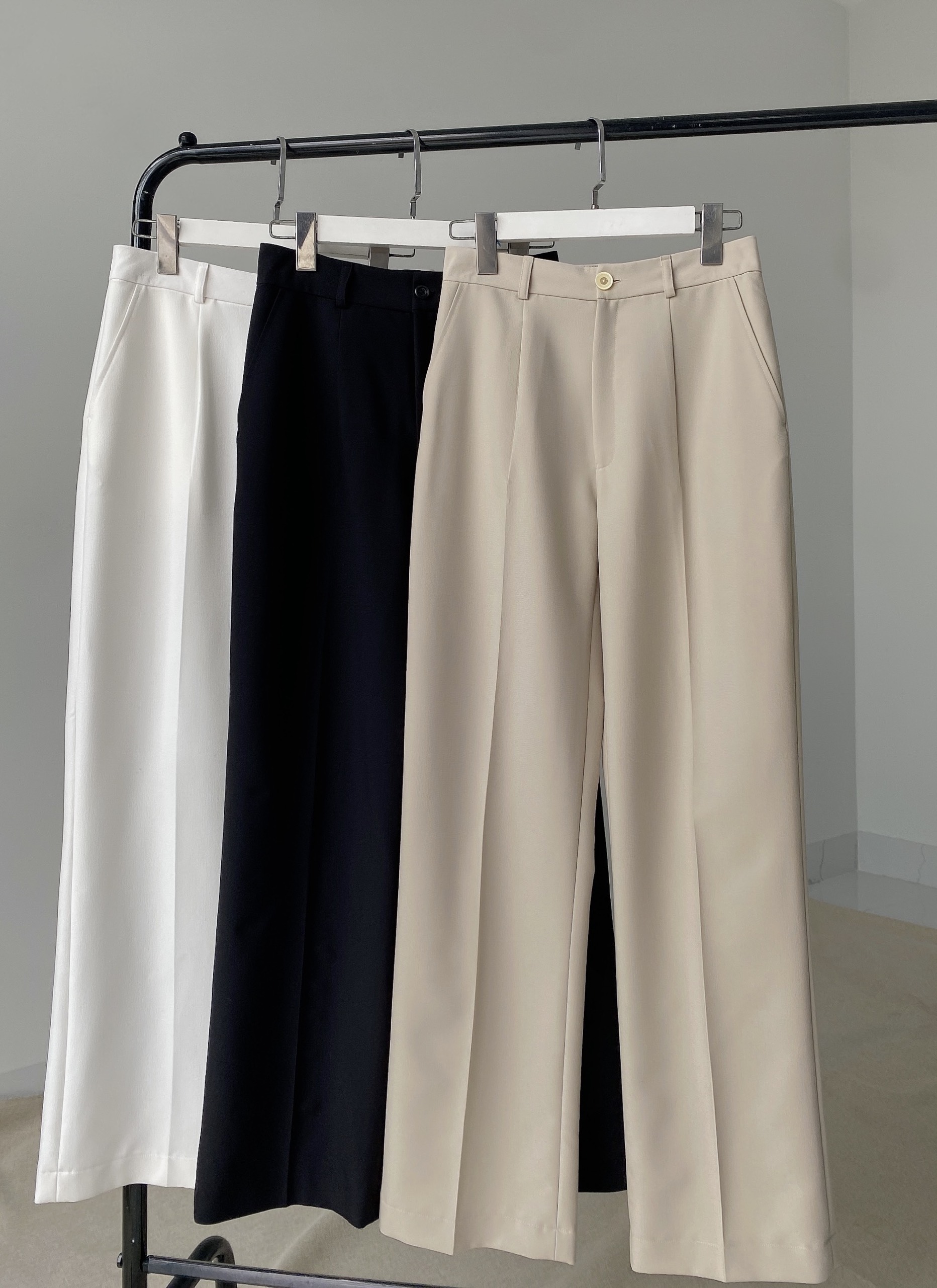 Quần dài thiết kế CHARMO ống đứng vải cotton lụa Cami Cullotes