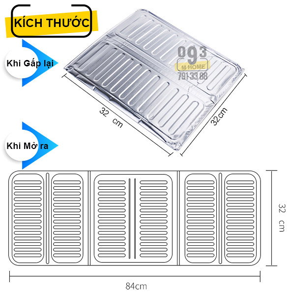 Combo 2 Tấm Chắn Văng Dầu Mỡ Tấm Ngăn Gió