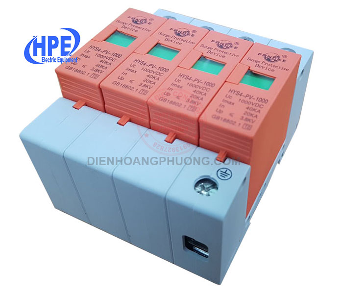 Thiết bị chống sét lan truyền dc 1000v-4 pha