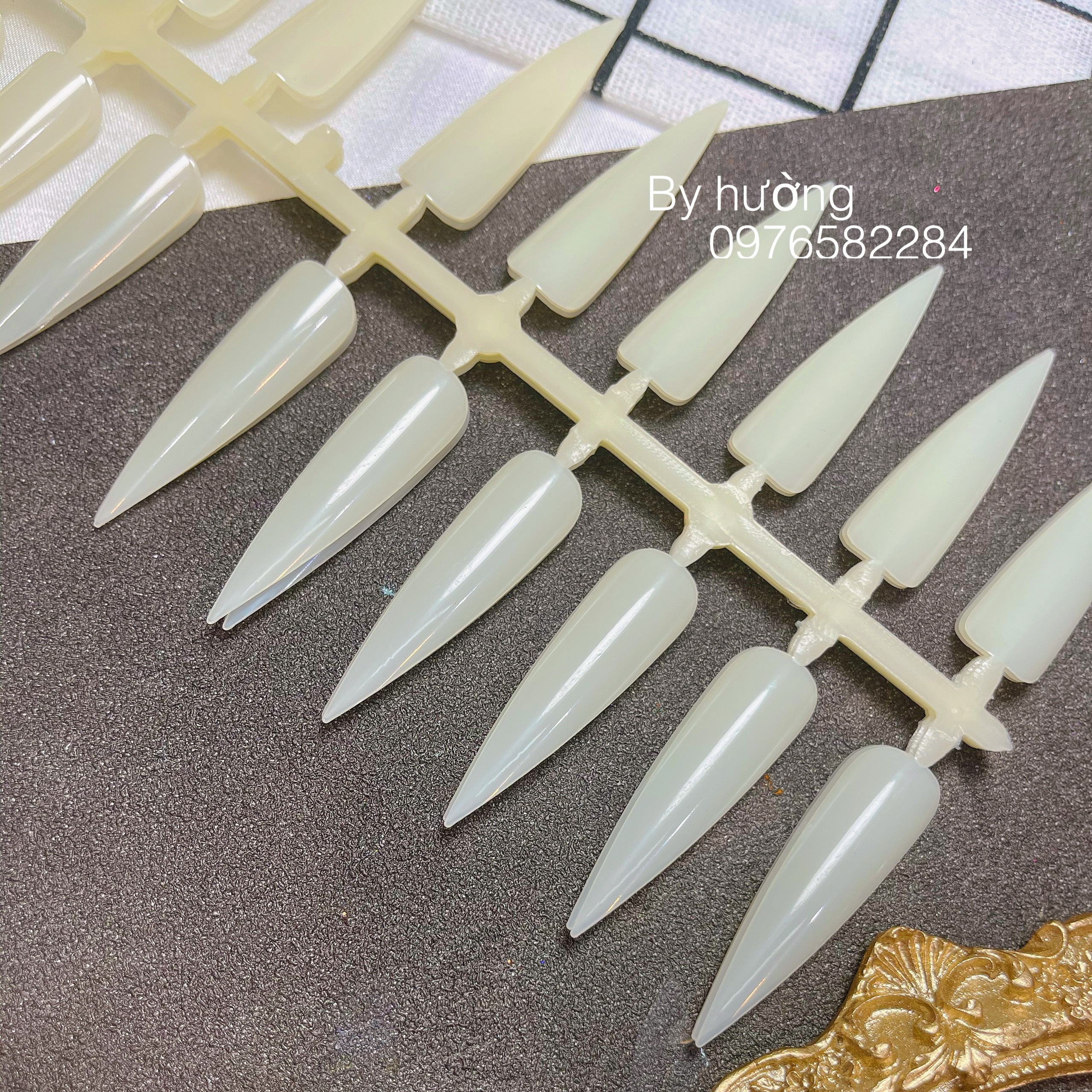 Móng làm mẫu nhọn dài bịch 120 móng