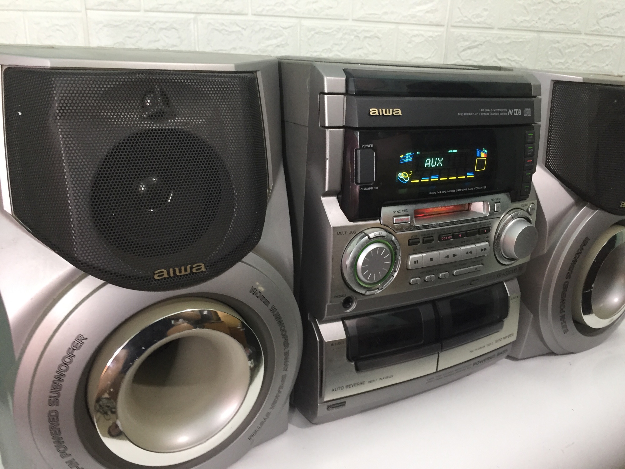 Dàn AiWa H330Md có cổng optical làm giải mã