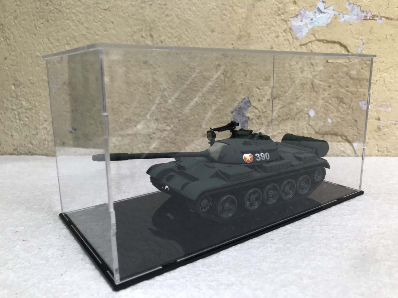 Mô hình xe Tank T-59b - 390 & UAZ 469 Việt Nam 1:43