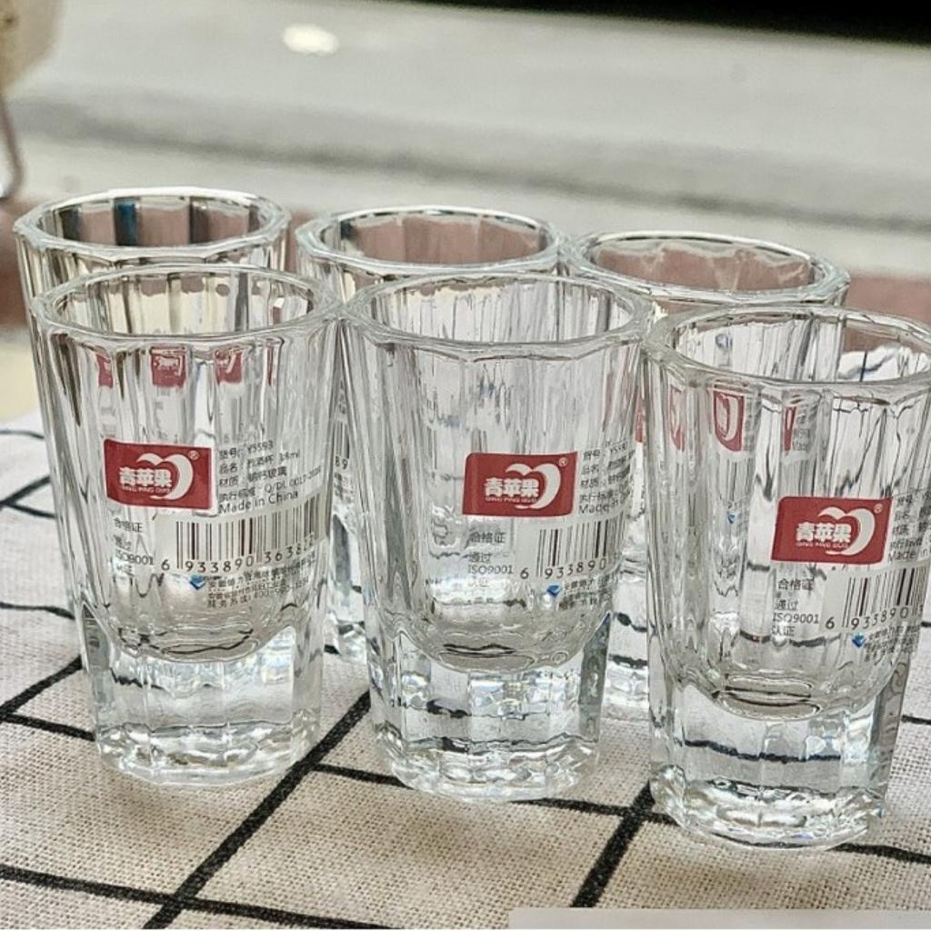 SET  LY RƯỢU SHOT SỌC 20ML & 18ML