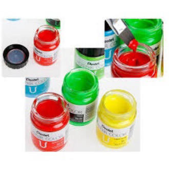 [ARTDOOR] Màu Nước Bột Poster Pentel 12 màu 30ml