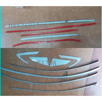 Nẹp viền chân kính , cong kính xe Nissan Almera 2021 - 2022 Inox Sáng Bóng