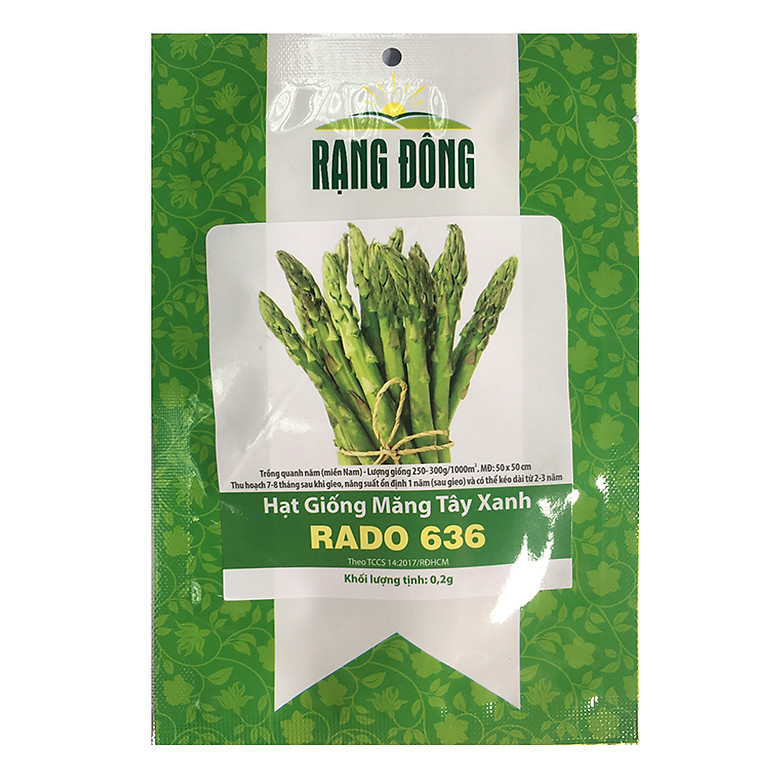 Hạt giống măng tây xanh dễ trồng, thu hoạch quanh năm 0.2gr