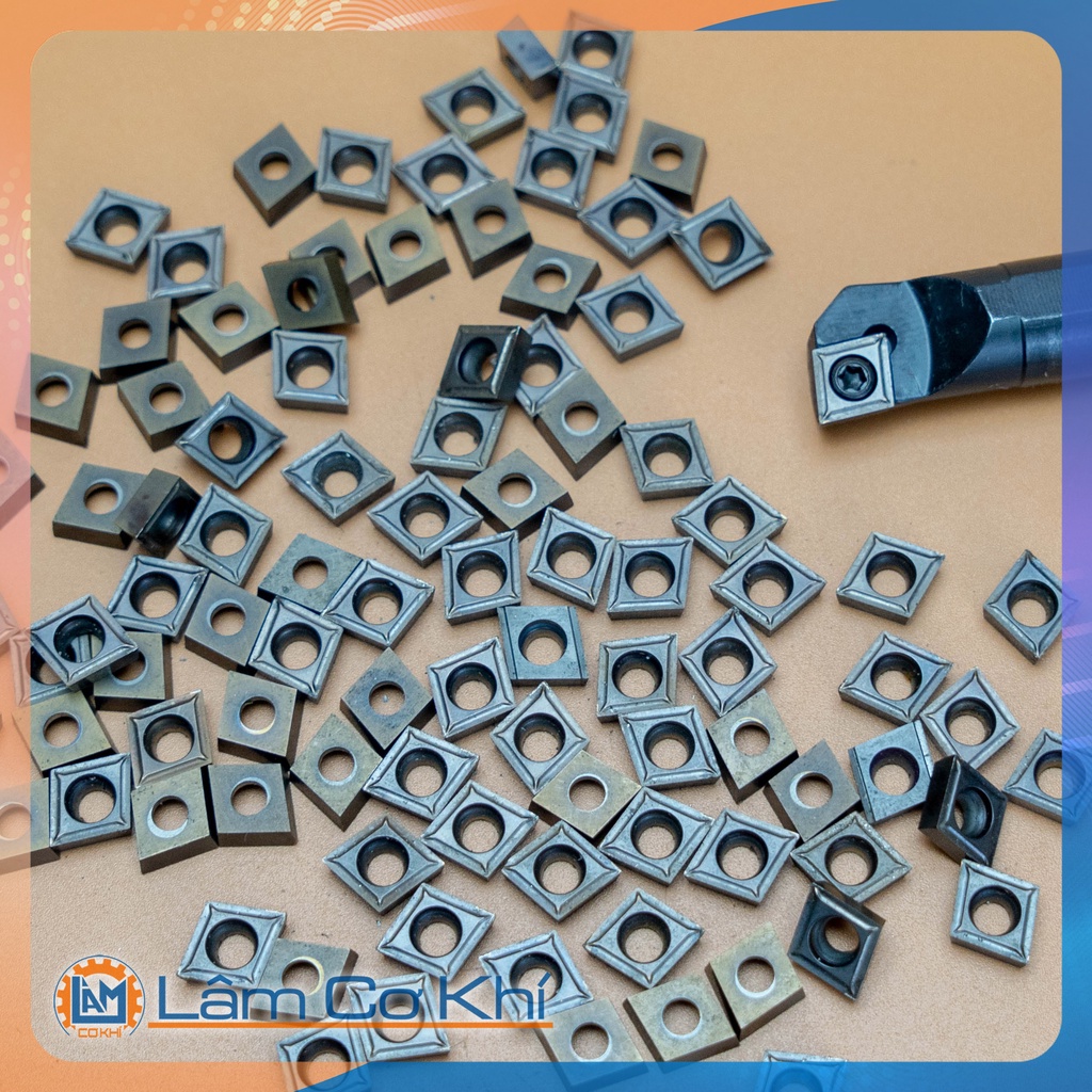 Chíp tiện C09 gia công chạy thép, Inox (hàng lướt)