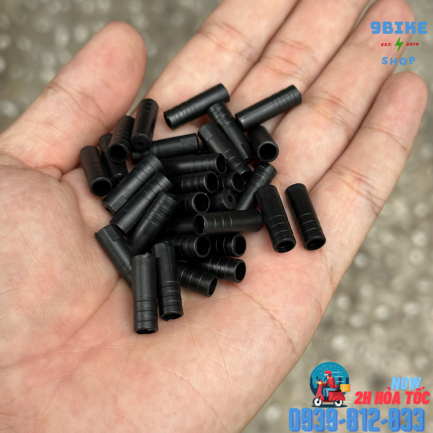 Combo 10 đầu nhựa dây đề dây thắng 4/5mm xe đạp