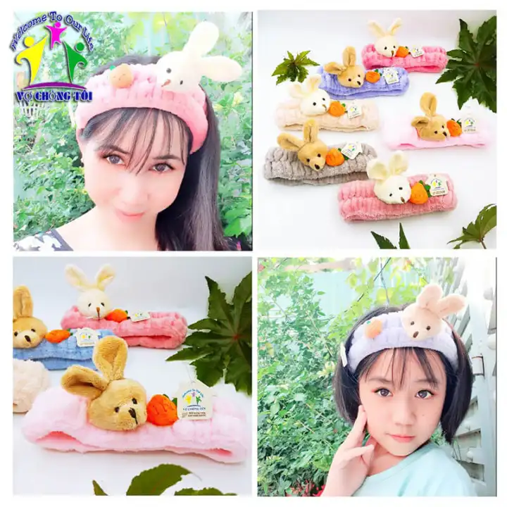 Băng đô bờm turban rửa mặt BD01 - hình 13
