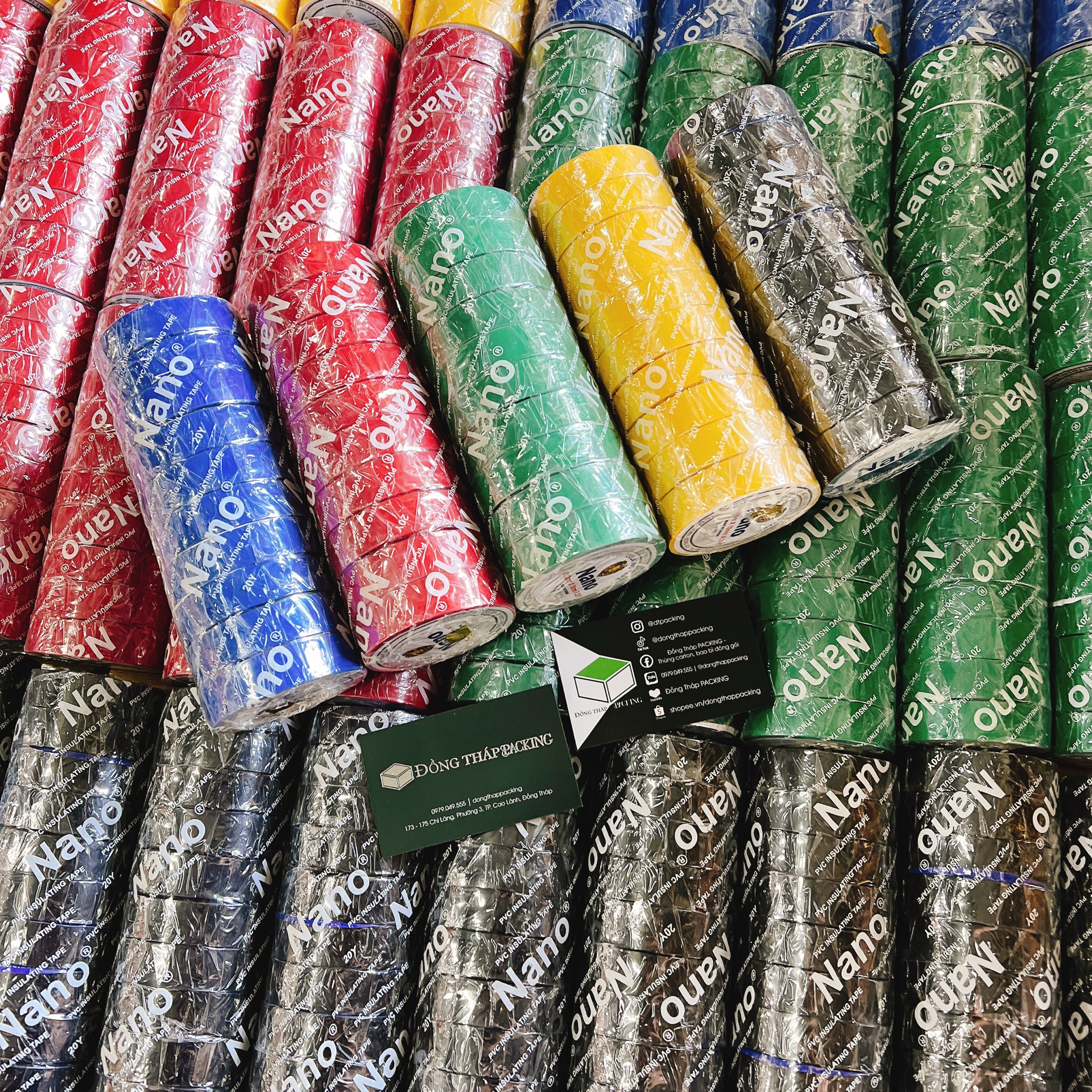 10 CUỘN BĂNG KEO ĐIỆN NANO 20 YARD