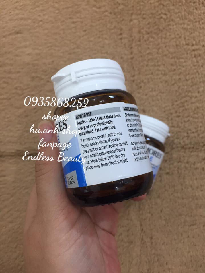 Blackmores Milk Thistle 42 viên- Thải Độc Gan