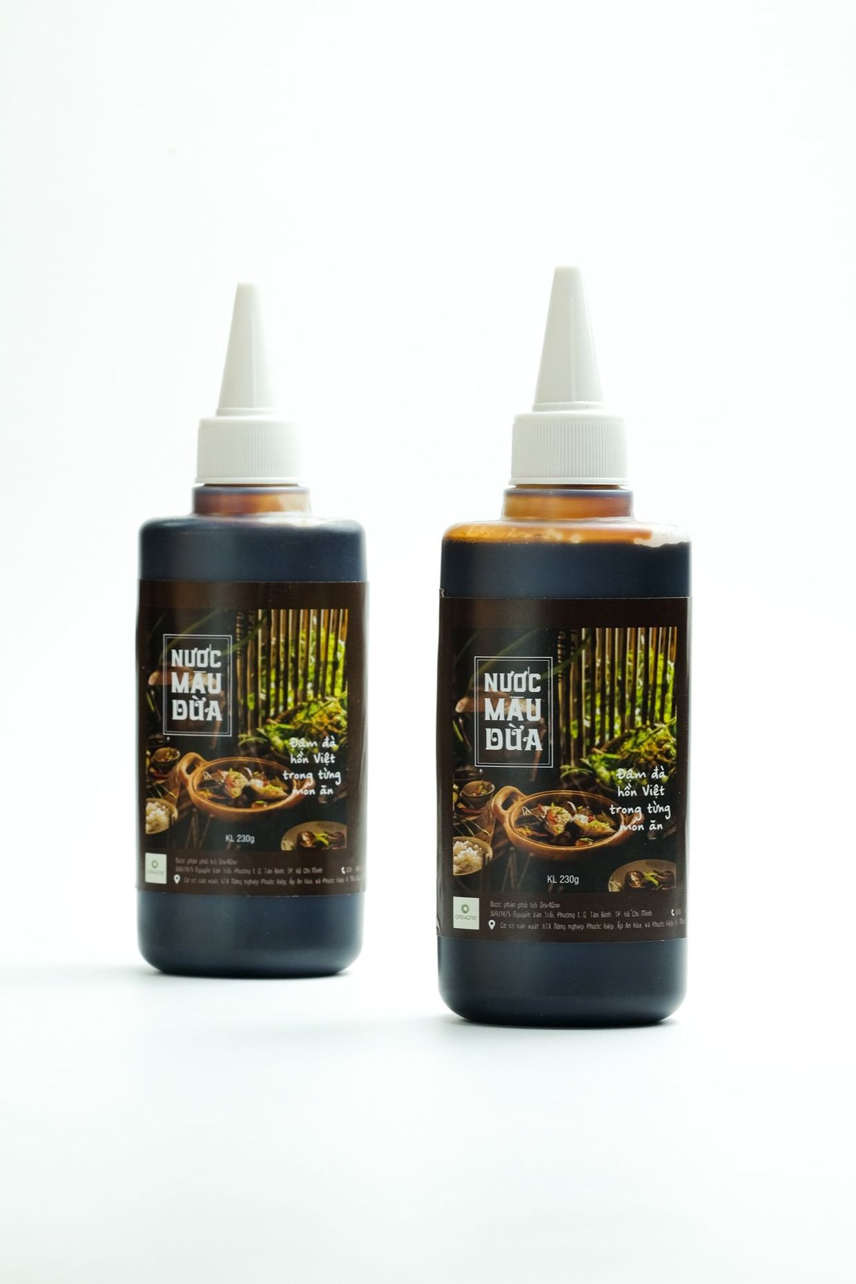 Nước Màu Dừa (Nước Hàng Dừa) Nguyên Chất Cao Cấp One4One (Gia Vị Cho Những Món Kho Việt) 230gr