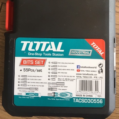 Bộ 55 tua vít Total TACSD30556