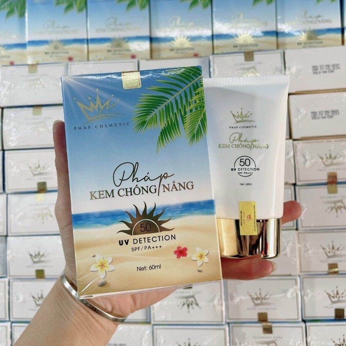 Tặng kích trắng pháp, Kem chống nắng PHÁP cosmetics - Hàng Xịn Kem Chống Nắng cao cấp Pháp Cosmetic SPF50+