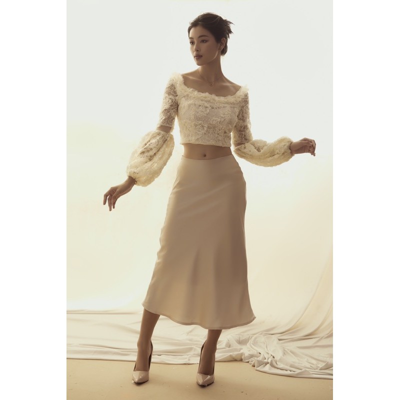 [NineToFive | Siêu sale cuối năm] - Chân váy lụa silky