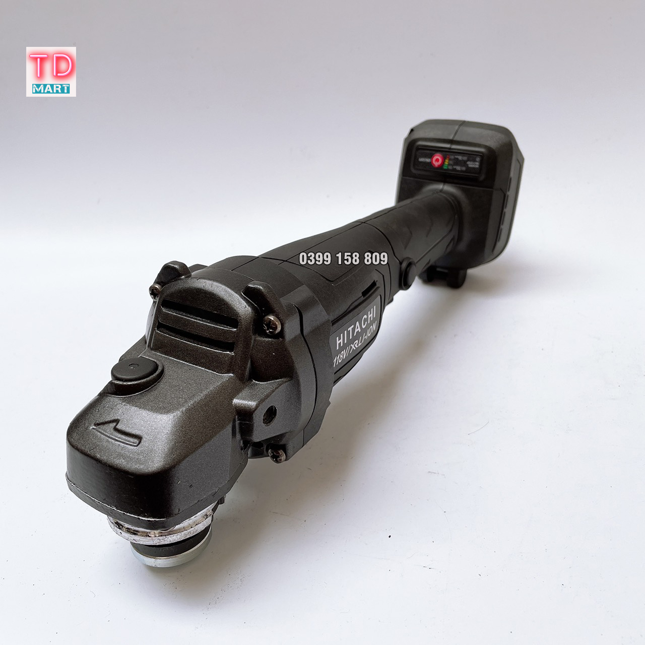 Thân Máy Mài Góc Dùng Pin Hitachi Không Chổi Than