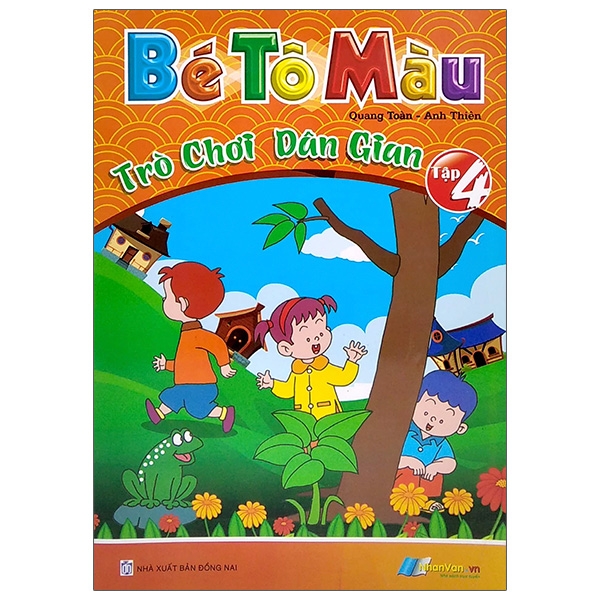 Fahasa - bé tô màu trò chơi dân gian - tập 4