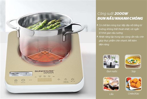 Bếp từ Sunhouse Mama SHD6868