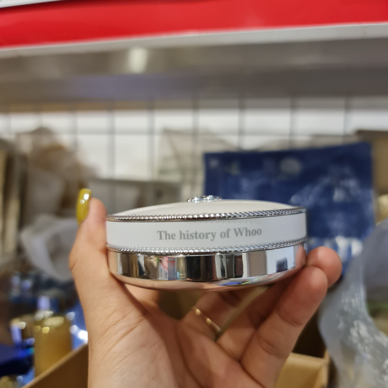 [HỘP CHÍNH-MẪU MỚI] Phấn nước Whoo Trắng Radiant White Moisture Cushion Foundation 15g